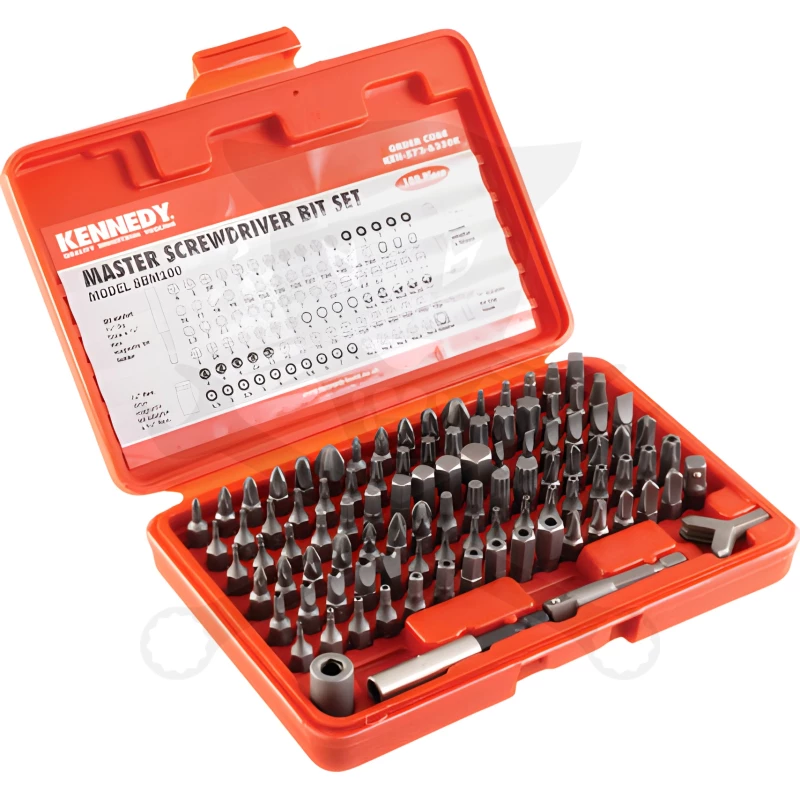 Csavarhúzó bit készlet 100 db-os - Kennedy
