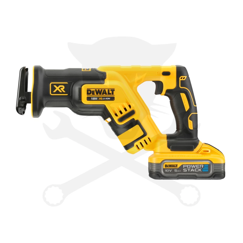 Kardfűrész, akkus 18V 2db 5.0Ah, kofferes -POWERTACK- DeWalt