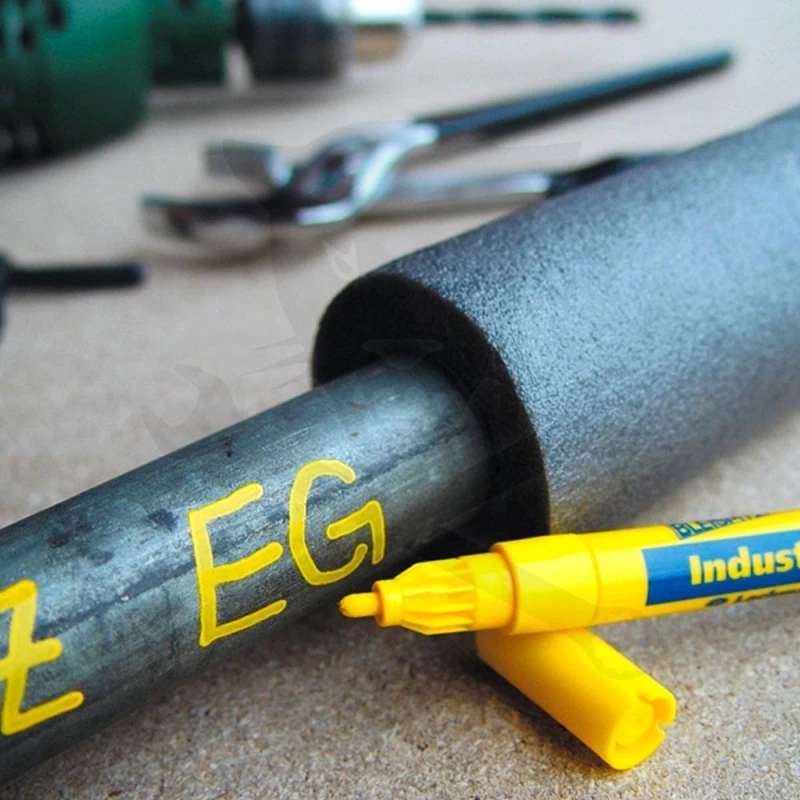 Jelölő filctoll festékes, hegyes sárga 1.0-2.0 mm - Bleispitz