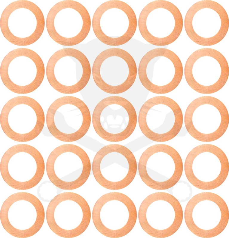 Menetjavító készlet olajleeresztő pótalátét 25 db-os készlet 10-es Welzh