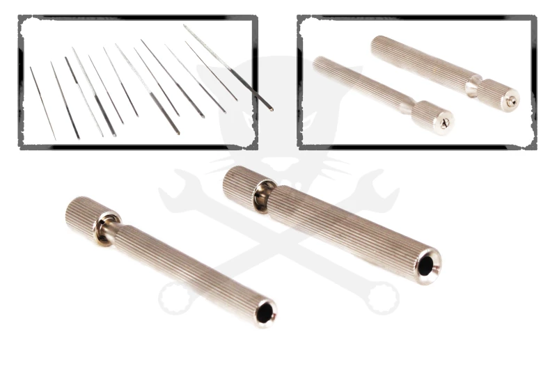 Fúvóka dörzsár készlet 12 részes 0,6 - 1,9 mm 245-004 (15130050)