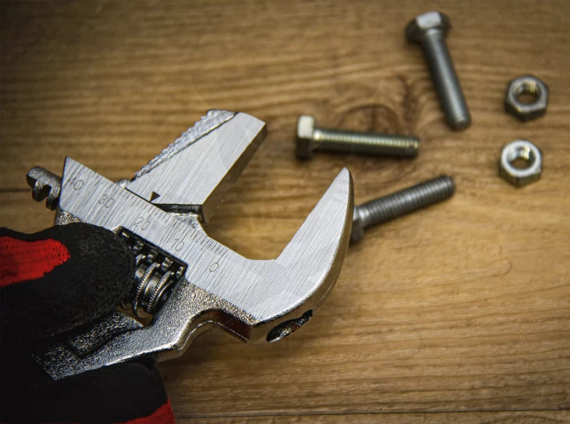 Állítható kulcs 0-38 mm - hossz: 160 mm 2in1 - BGS