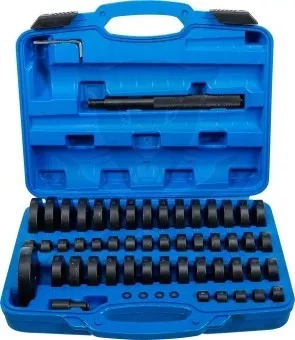 Kerékcsapágy szerelő készlet 52 db (18 - 65 mm) - BGS