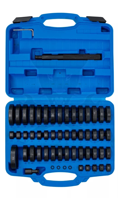 Kerékcsapágy szerelő készlet 52 db (18 - 65 mm) - BGS