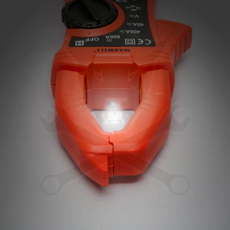 Multimeter, lakatfogós AC/DC 600V / 600A - Maxwell