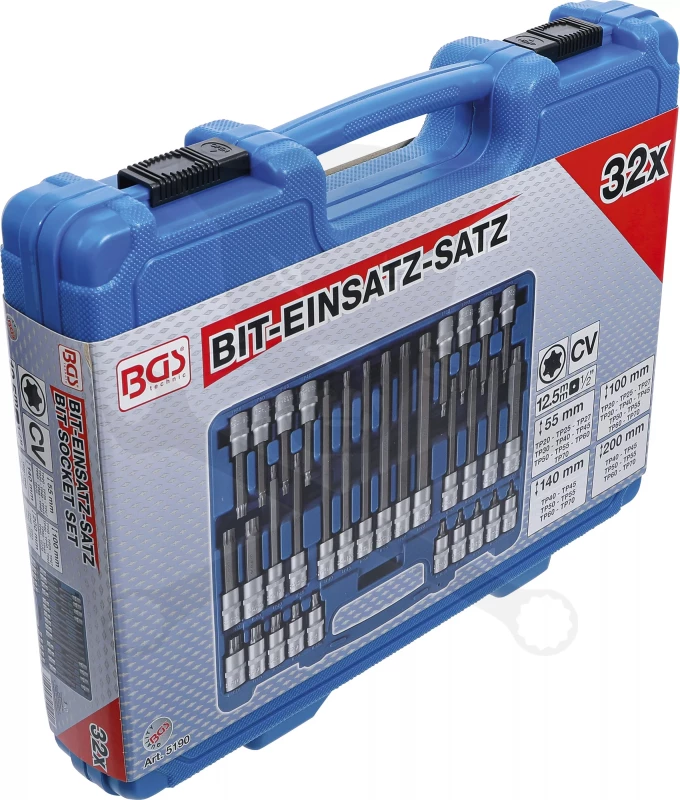 Rátűzőkulcs 32 db-os készlet 1/2" Torx Plus TP20-TP70 - BGS