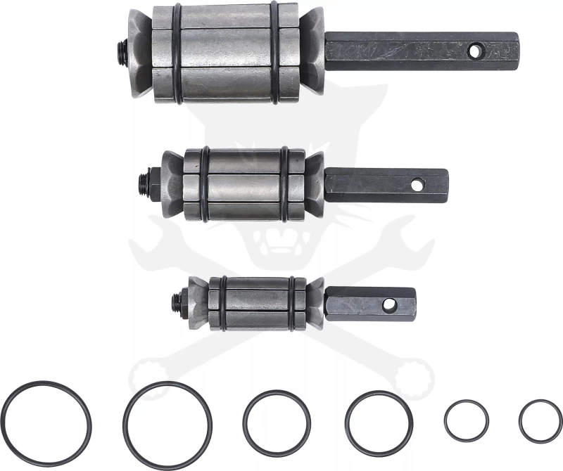 Kipufogócső tágító készlet 3részes 28-89 mm - BGS