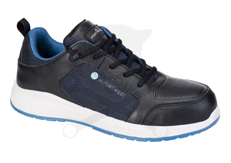 Munkavédelmi cipő PORTWEST - Eco Composite Trainer S3S fekete 43-as