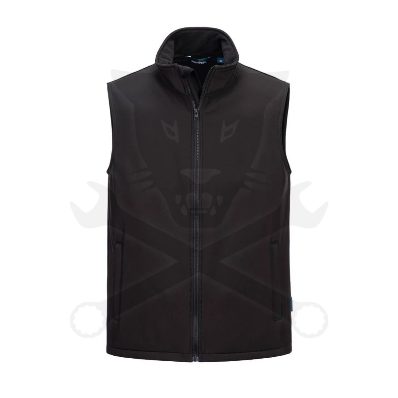Mellény Softshell fekete XXXL GILET - Portwest