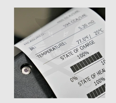 Akkumulátor teszter digitális beépített nyomtatóval 12V-24V - DHC (DHC BT2400 H)