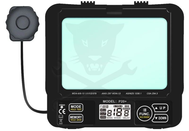 Hegesztőpajzs automata 74 x 108 mm 4 érzékelős - FANTOMAT 5.3