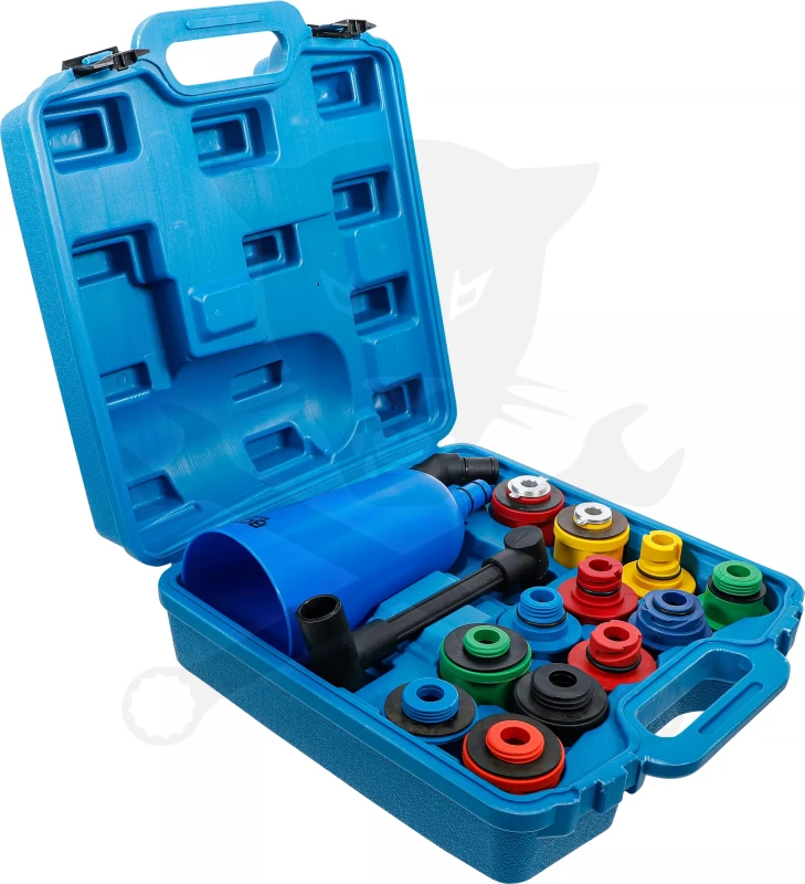 Olajbetöltő tölcsér 2 literes, 15 részes adapter készlettel - BGS