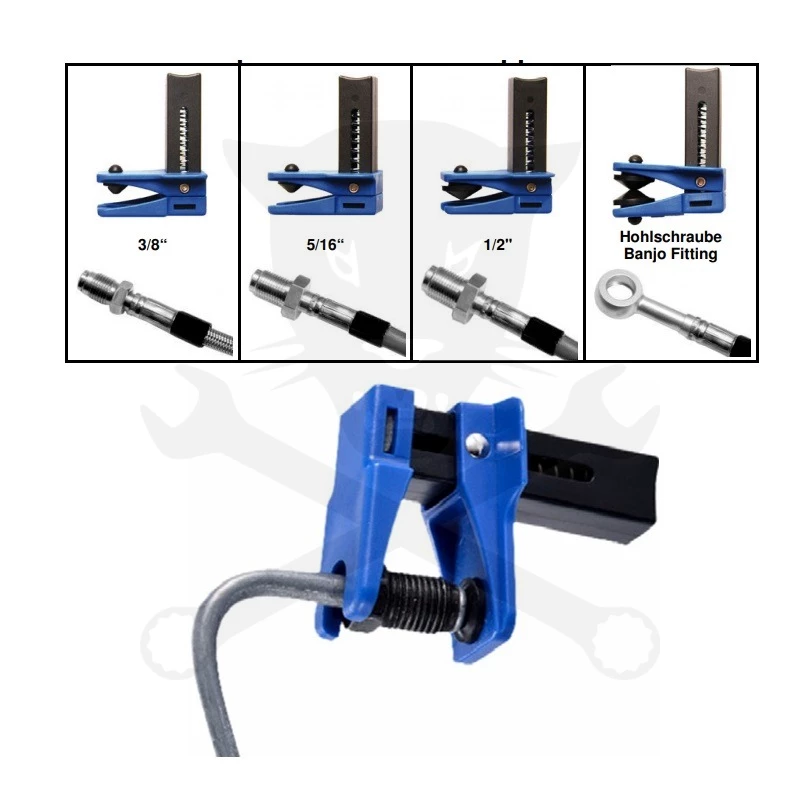 Fékolaj cső - üzemanyag cső elzáró készlet 4 db-os (+Banjo csati) - BGS