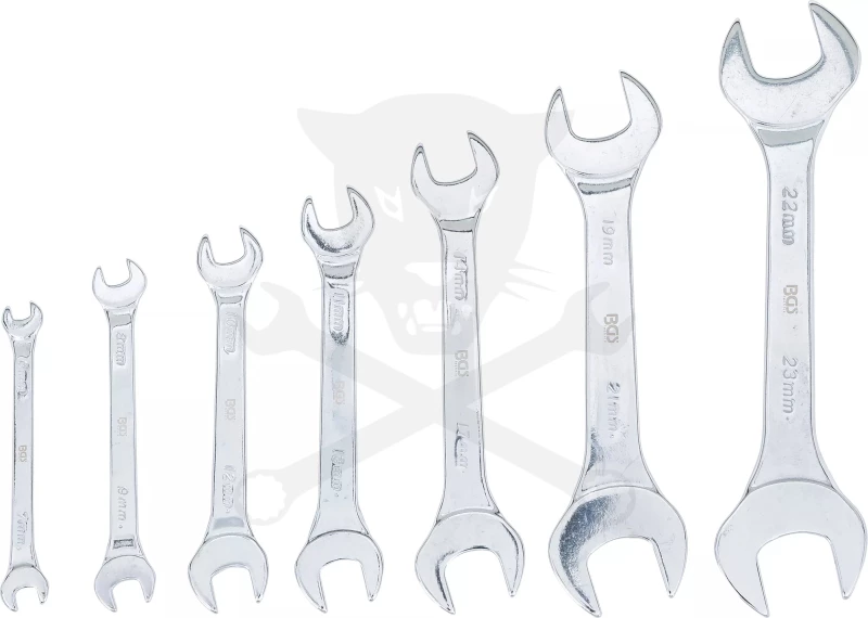 Villáskulcs készlet extra vékony 6 - 23 mm 7 db-os - BGS