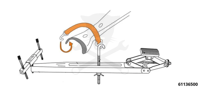 Motor és váltó - alsó támasztó univerzális konzol - Pichler