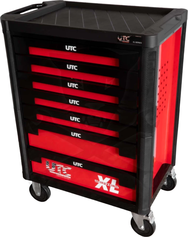Szerszámos kocsi gyári-felszerelt 268 db-os 7 fiókos szekrény - UTC