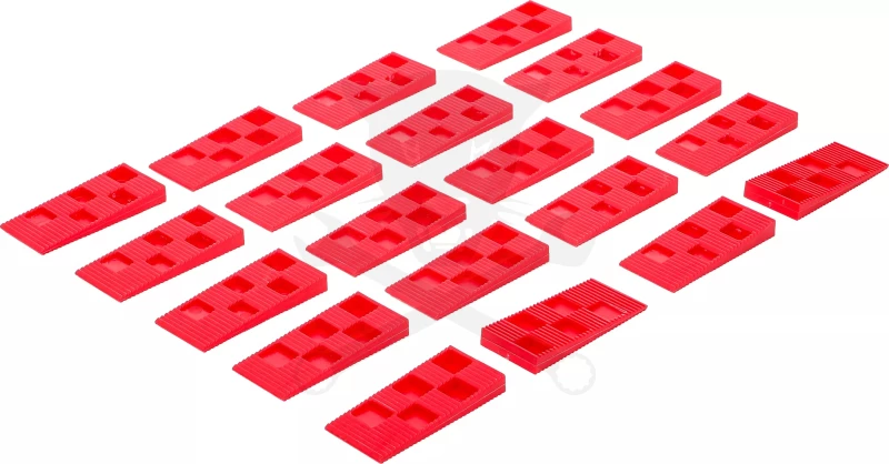 Bútoralátét ÉK készlet - 20 db-os 20 x 1-8 mm - Műanyag