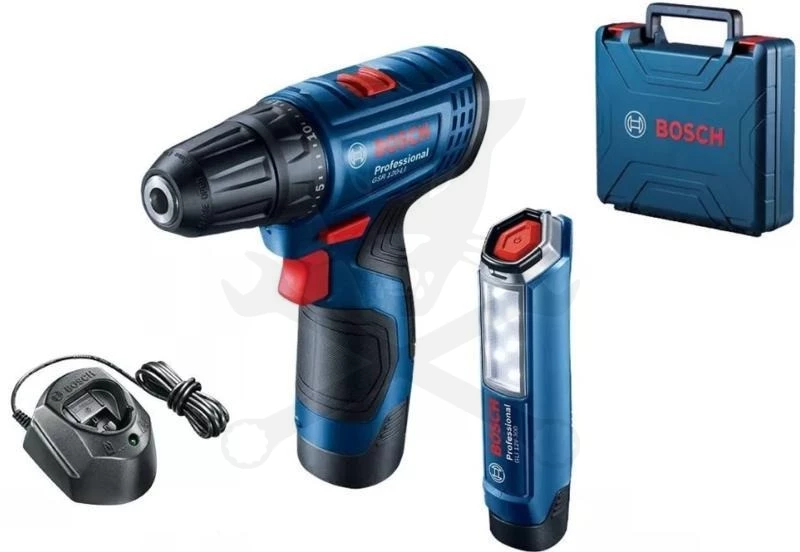 Fúró-csavarozó, akkus 12V 30 Nm 2x2.0 Ah GSR120-LI+GLI12V-300