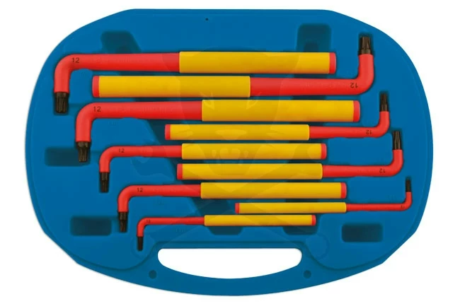 Torx kulcs készlet szigetelt 1000V VDE 9 db-os - hibrid járművekhez is