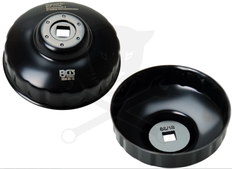 Olajszűrő leszedő kupak 086 mm x 18 lap BGS 1039-ből