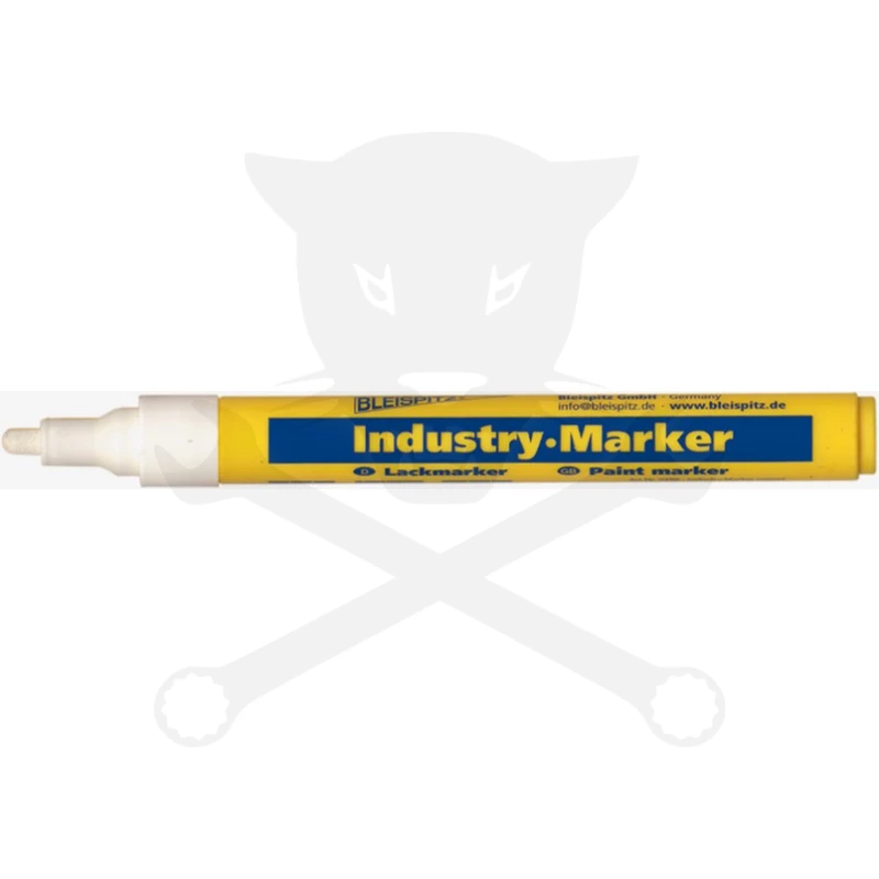 Jelölő filctoll, fehér 4.0 mm - Bleispitz