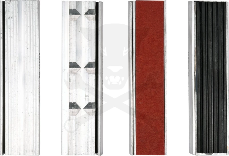 Satuhoz lágy-pofa 125 mm-es betét készlet 4 pár - mágneses kivitel -Yato