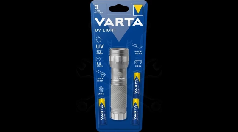 Szerelőlámpa LED UV lámpa - UV-A / 3xAAA - Varta
