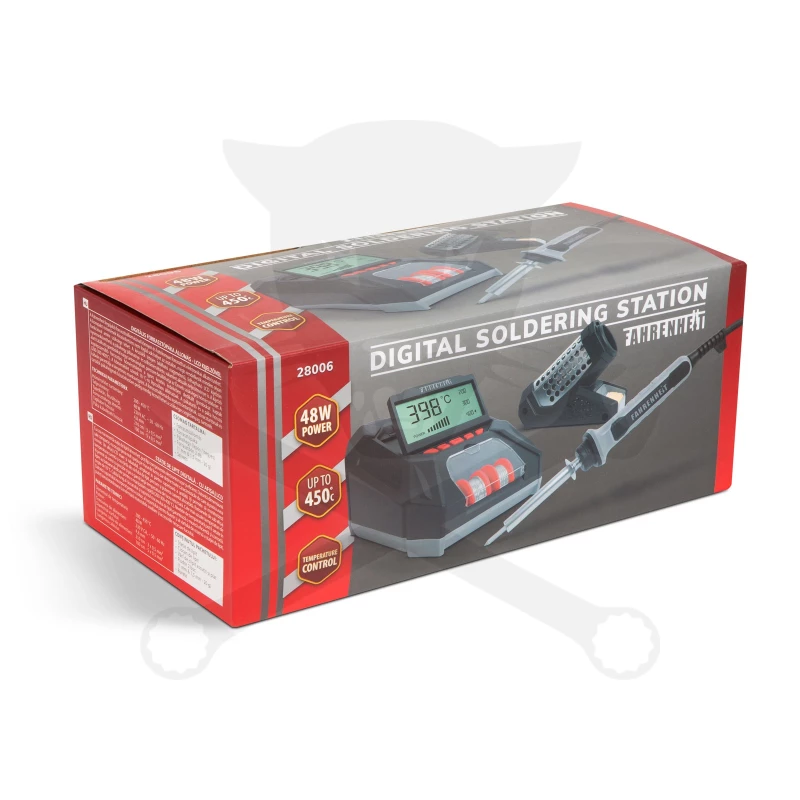 Forrasztópáka állomás 48 W 230 V-os 200-450 °C LCD kijelző - Fahrenheit