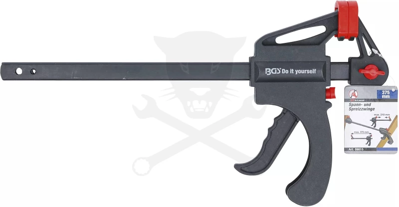 Gyorsszorító, egykezes profi 375 mm - BGS