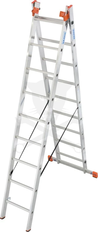 Létra ALU létrafokos sokcélú álló 3x 9 fokos - Krause Monto TRIBILO