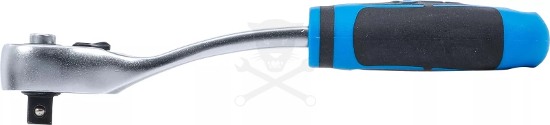 Crowa racsnis kulcs 3/8" 72 fogú hajlított BGS