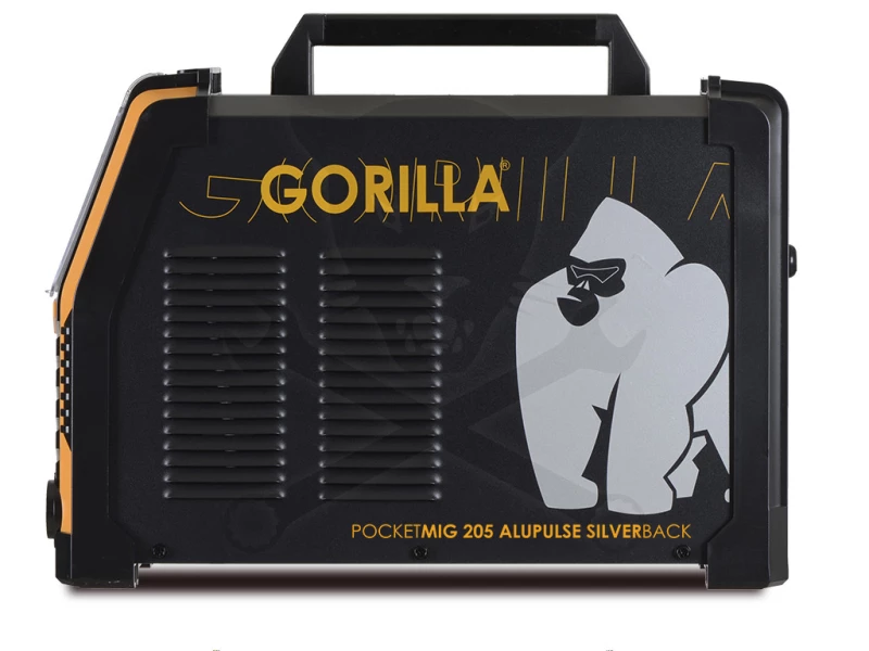 Hegesztő inverter Gorilla PocketMIG 205 Alupulse Silverback