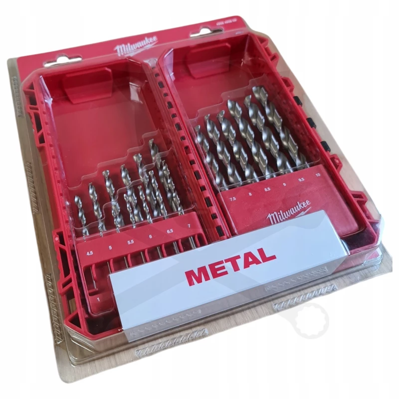 Csigafúró készlet HSS-G 19 db-os 1.0-10.0 mm - Milwaukee