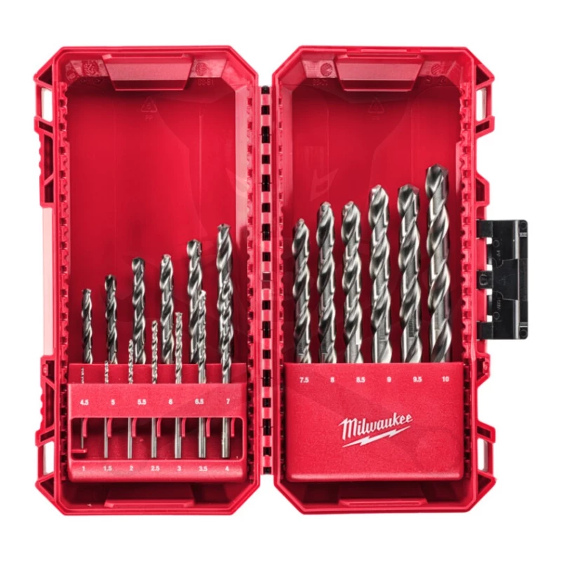 Csigafúró készlet HSS-G 19 db-os 1.0-10.0 mm - Milwaukee