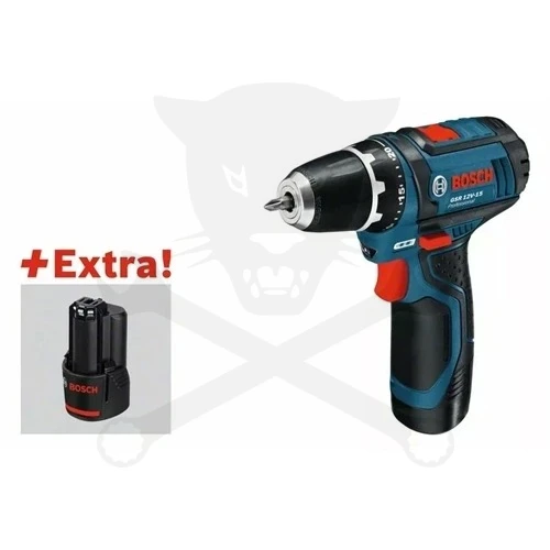 Fúró-csavarozó, akkus 12V 30 Nm 2x2.0 Ah GSR12V-15 + kéziszerszám