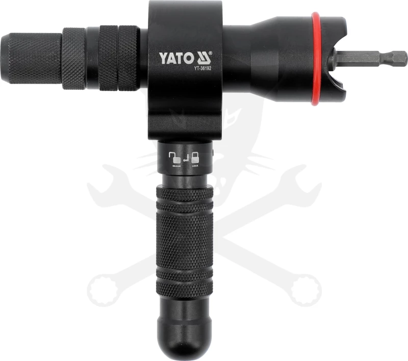 Szegecsanyahúzó adapter fúrógéphez-behajtóhoz M3-M4-M5-M6-M8-M10-M12-