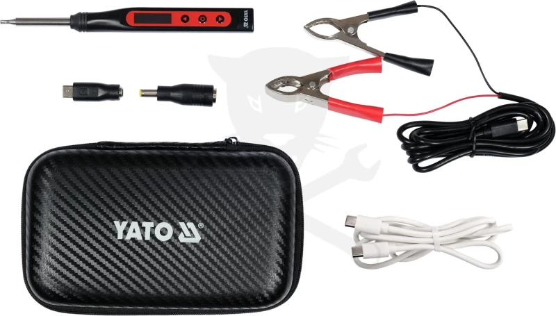 Forrasztópáka készlet USB-C tápcsatlakozással 90 - 480 °C - Yato