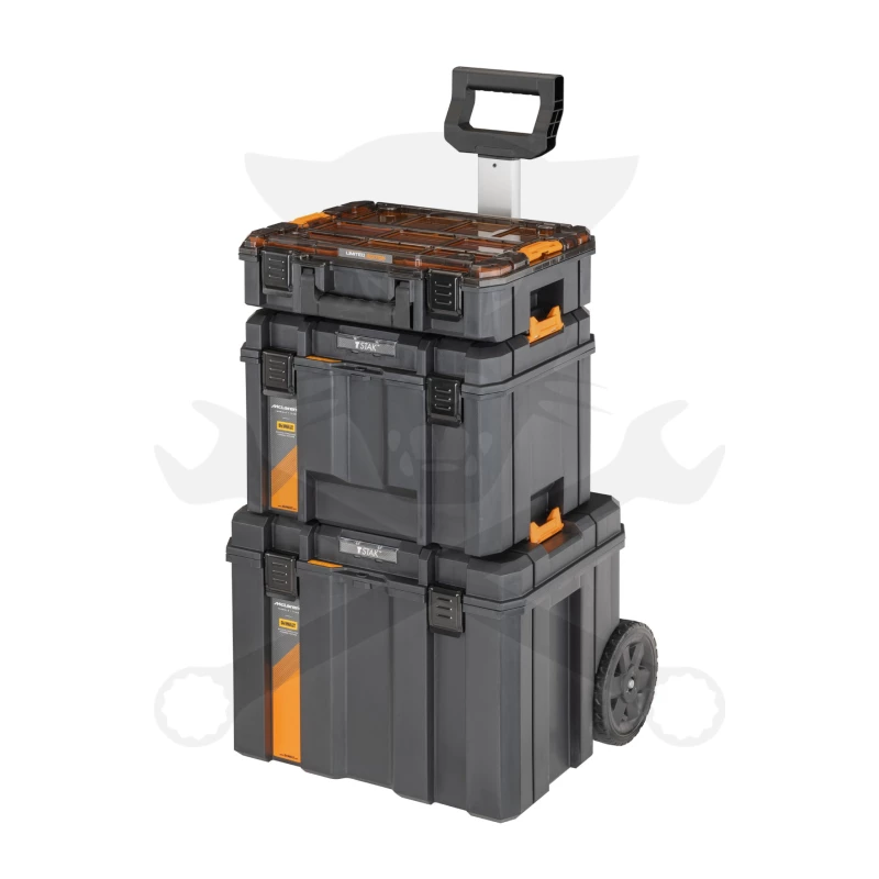 Szerszámos láda gurulós szett - TSTAK II - IP54 vízálló - DeWalt