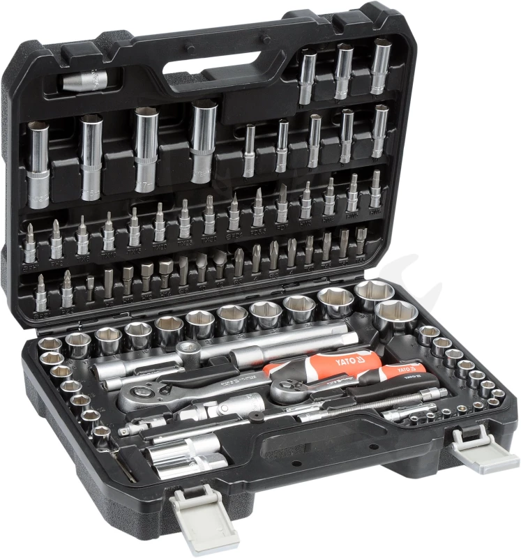 Dugókulcs készlet 1/4" - 1/2" 6 lap 4-32 mm 94 db-os YATO