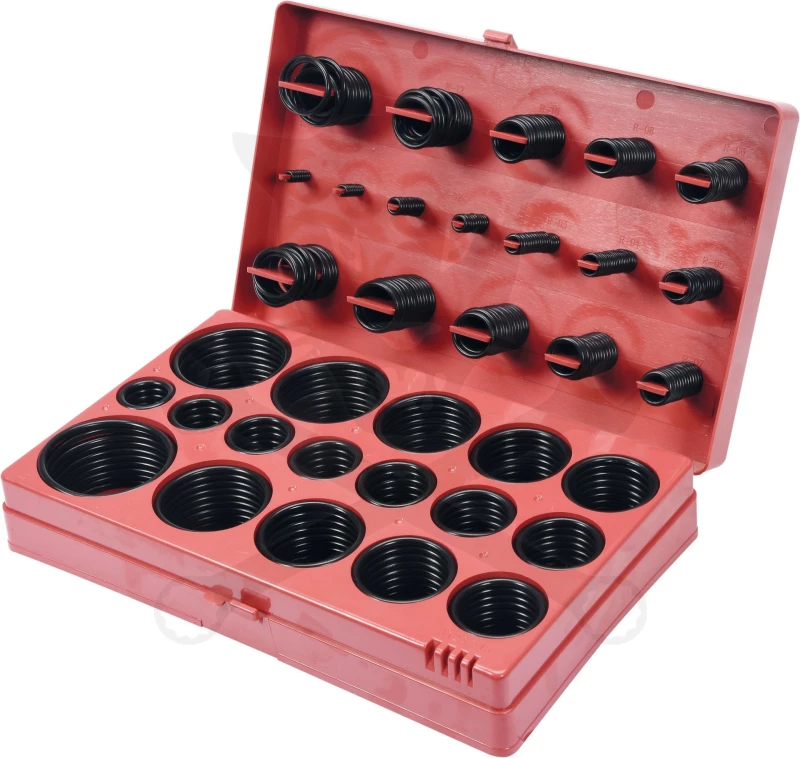 "O" gyűrű készlet 419 részes Metrikus 3-50 mm-ig - Yato