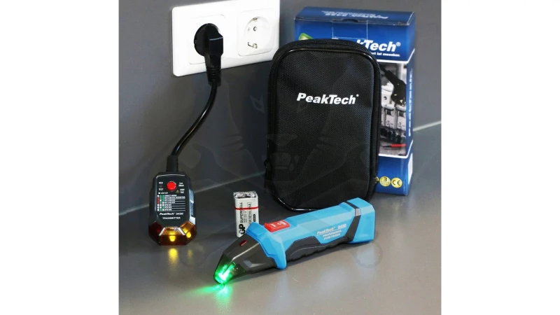 Feszültség teszter, biztosíték kereső és RCD teszter 30-250V -