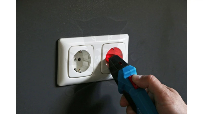 Feszültség teszter, biztosíték kereső és RCD teszter 30-250V -