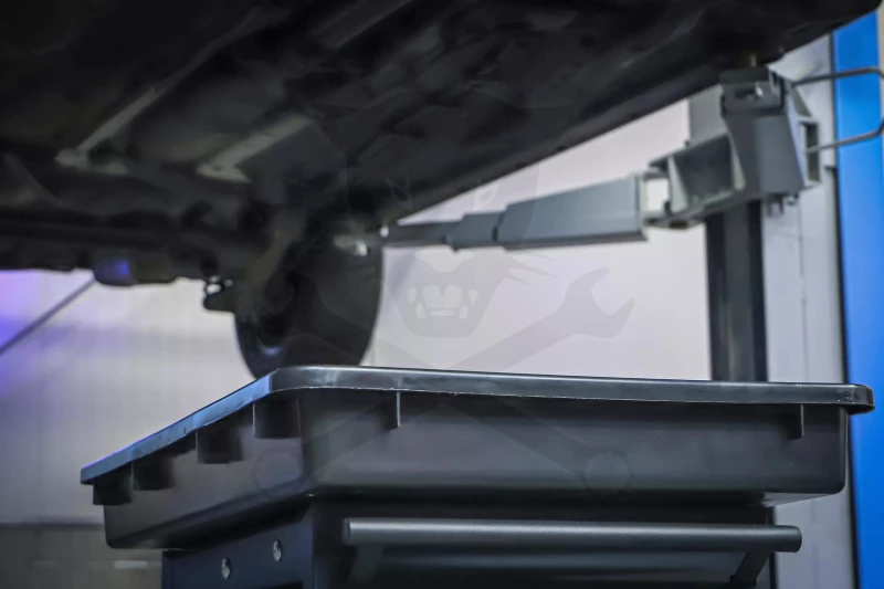 Olajfelfogó csepptálca 880x600x100 mm - Polietilén - BGS