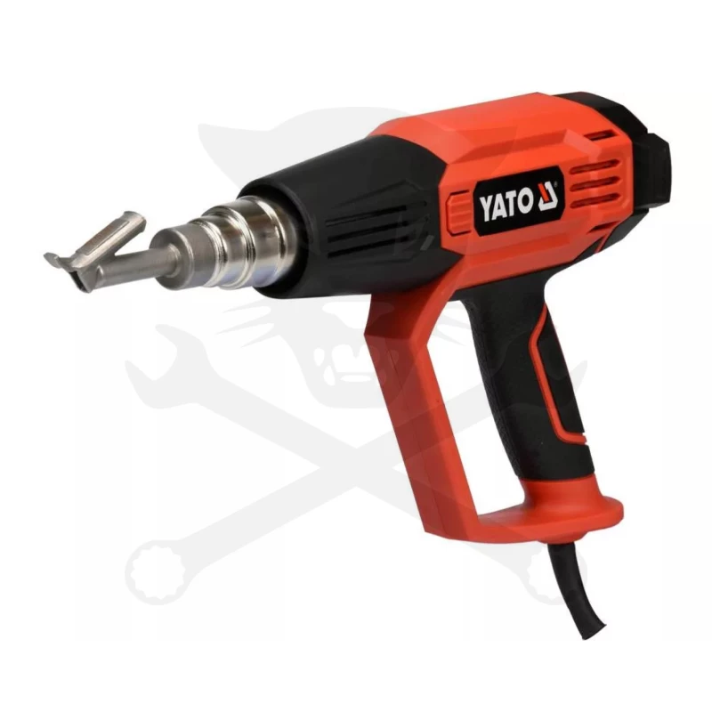 Hőlégfúvó digitális, 2 fokozat 1600W, 500 l/perc, 50-650°C - Yato