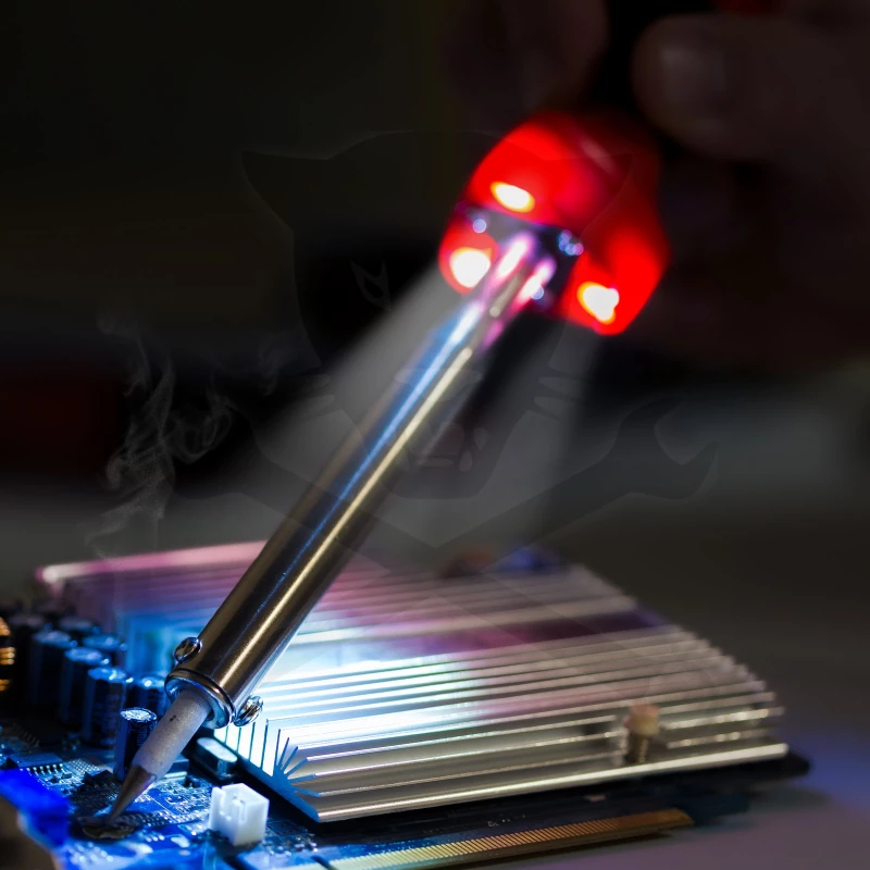 Forrasztópáka 60 W-os 230 V-os, LED világítással