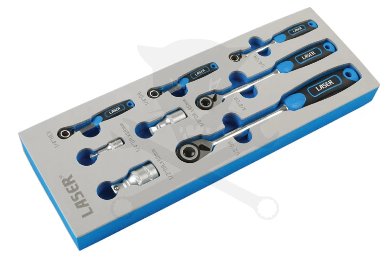 Crowa racsnis kulcs 1/4"-3/8"-1/2" Laser