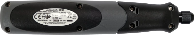 Egyenescsiszoló, akkus 3,6V 0,6Ah, 5000-15000 ford/min - Sthor