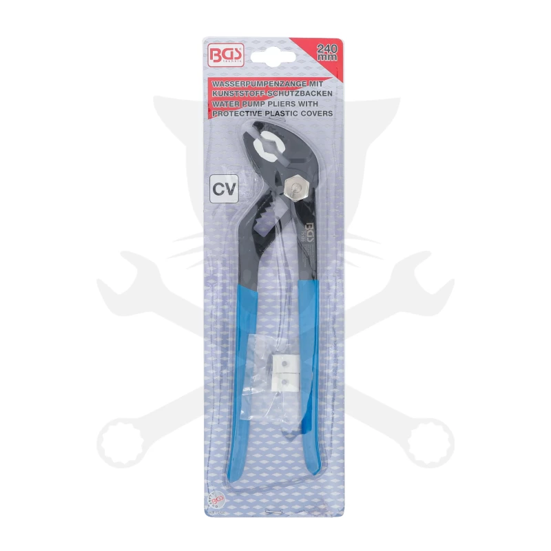 Fogó vízpumpa 250 mm 10" - műanyag betétes kivitel - BGS