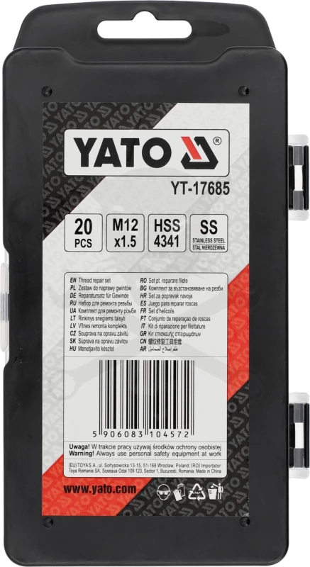 Menetjavító készlet M12x1,5 20 db-os