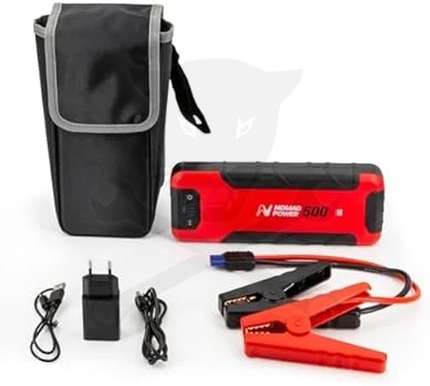 Akkumulátor bikázó-indító (starter) Lithium 500/550A, 12V multifunkc.